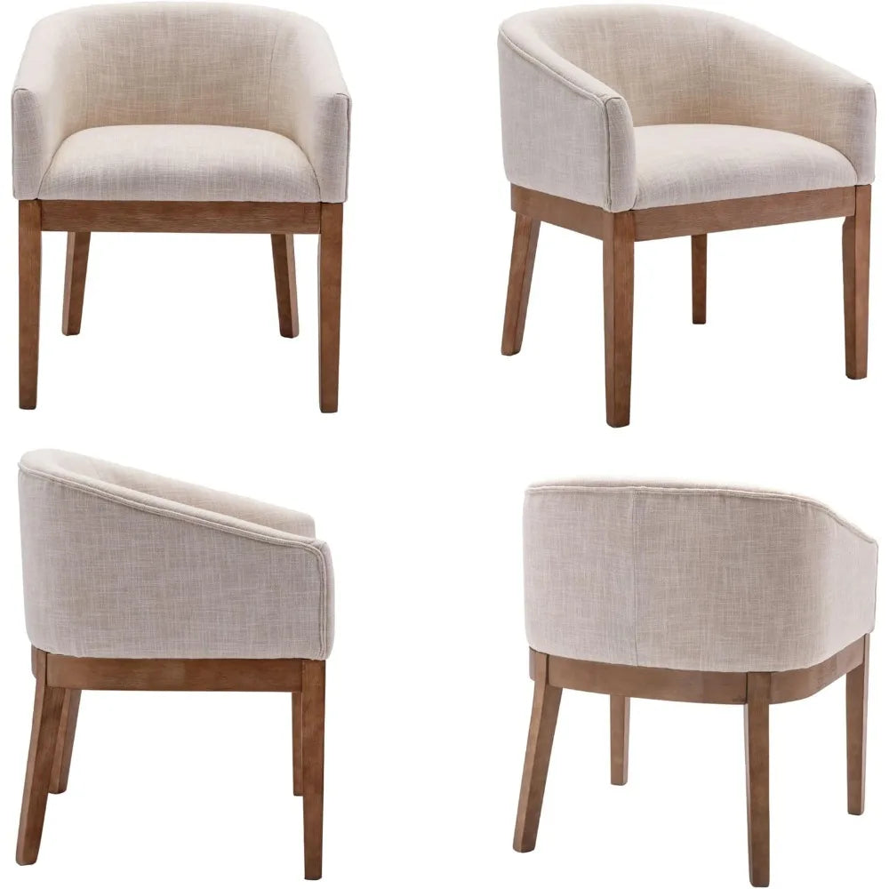 DAFIFY Washon Upholstered Dining Chairs Mid Century Set 4