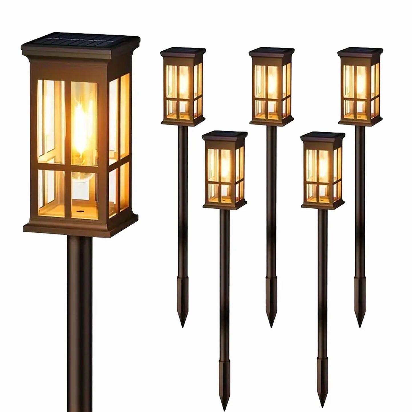 KPSTEK Solar Pathway Lights 2 6 8 Pack Bright Patio