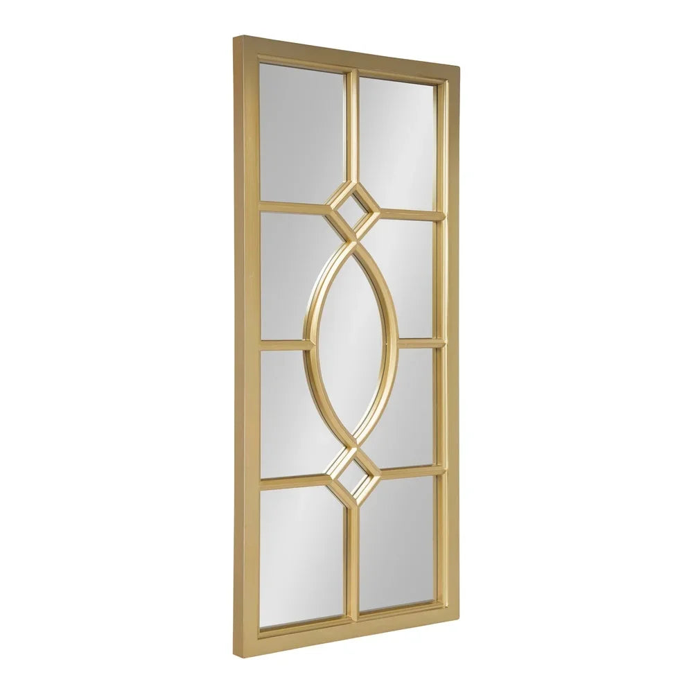 Trellis Windowpane Wall Accent Mirror Lightweight Decorative Home