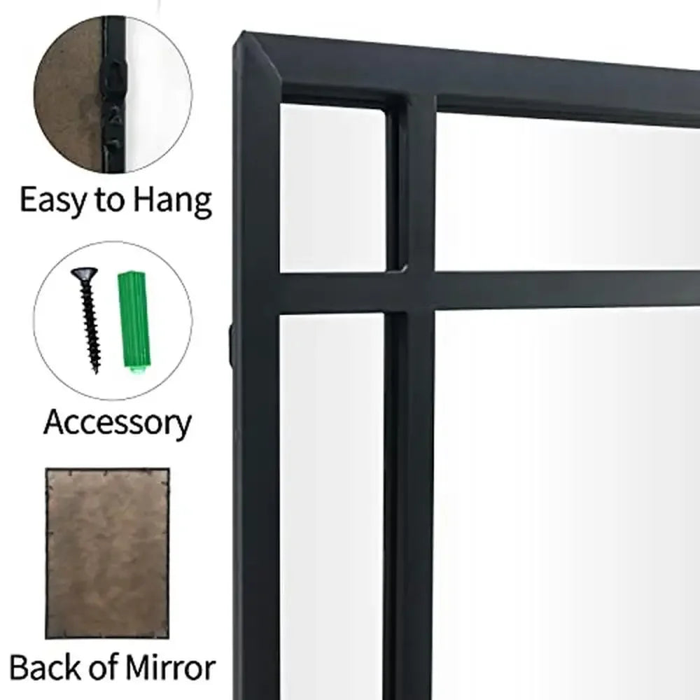 Dutrieux Rectangular Decorative Wall Mirror Premium Reflective Accent